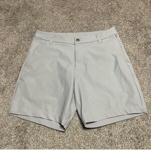 Lululemon ABC men's 7" Grey shorts